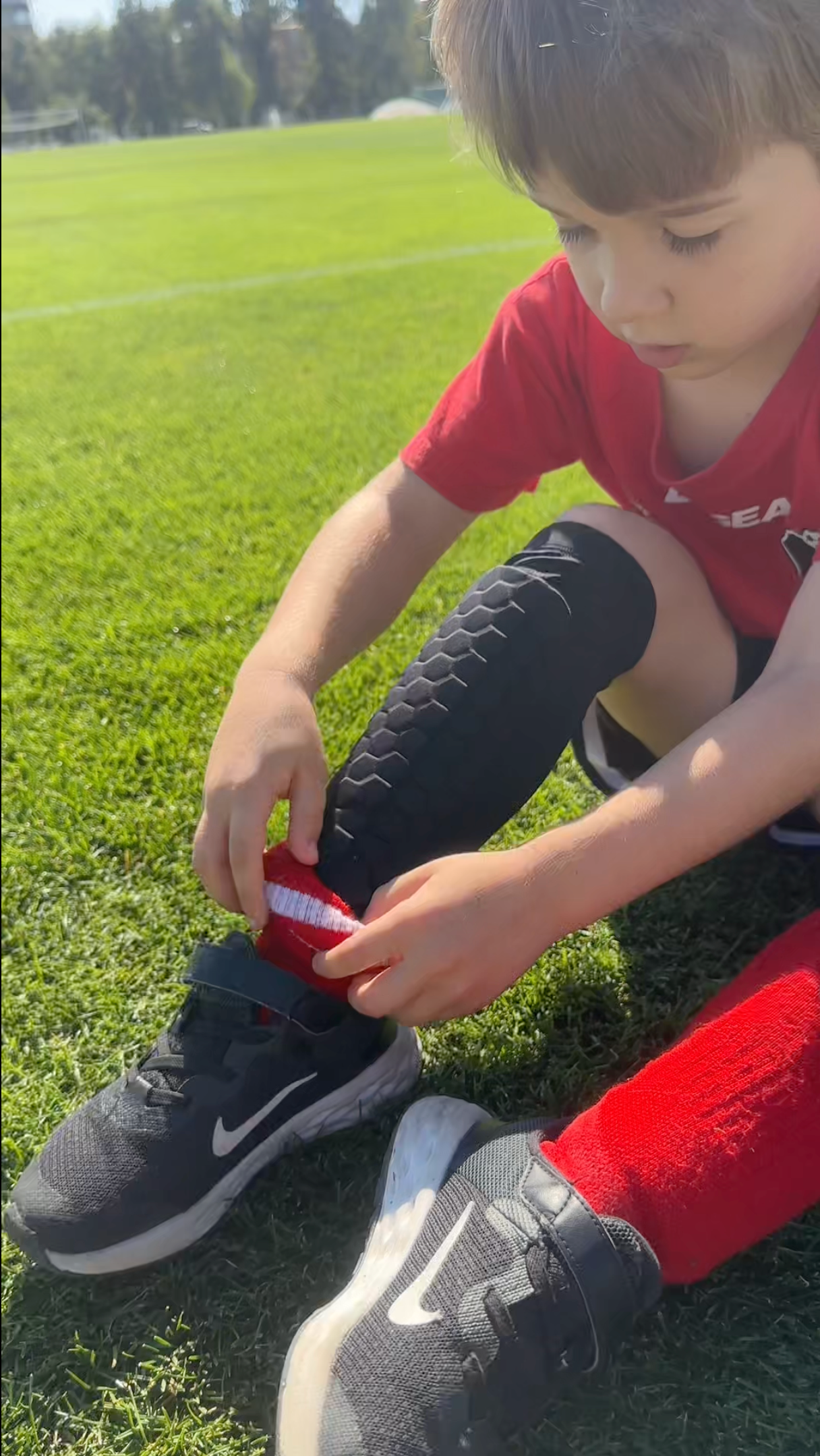 Espinilleras de futbol para niños (Para todas las edades)