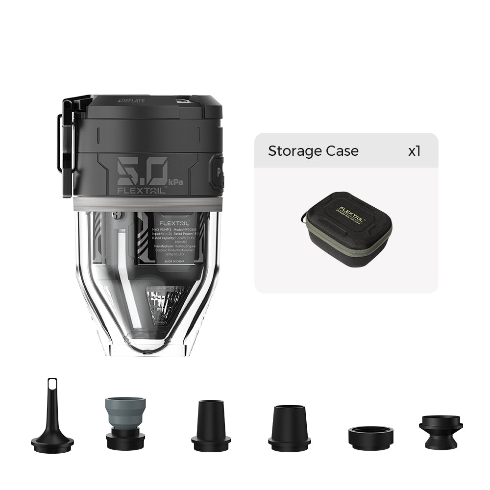 MAX PUMP 3 - Bomba de aire recargable 2 en 1 de alta velocidad