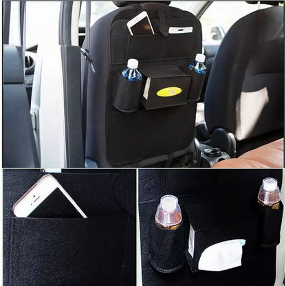 🧸 Organizador de Respaldo de Asiento 🚗 – Protector Anti-Patadas para Niños (1 unidad)