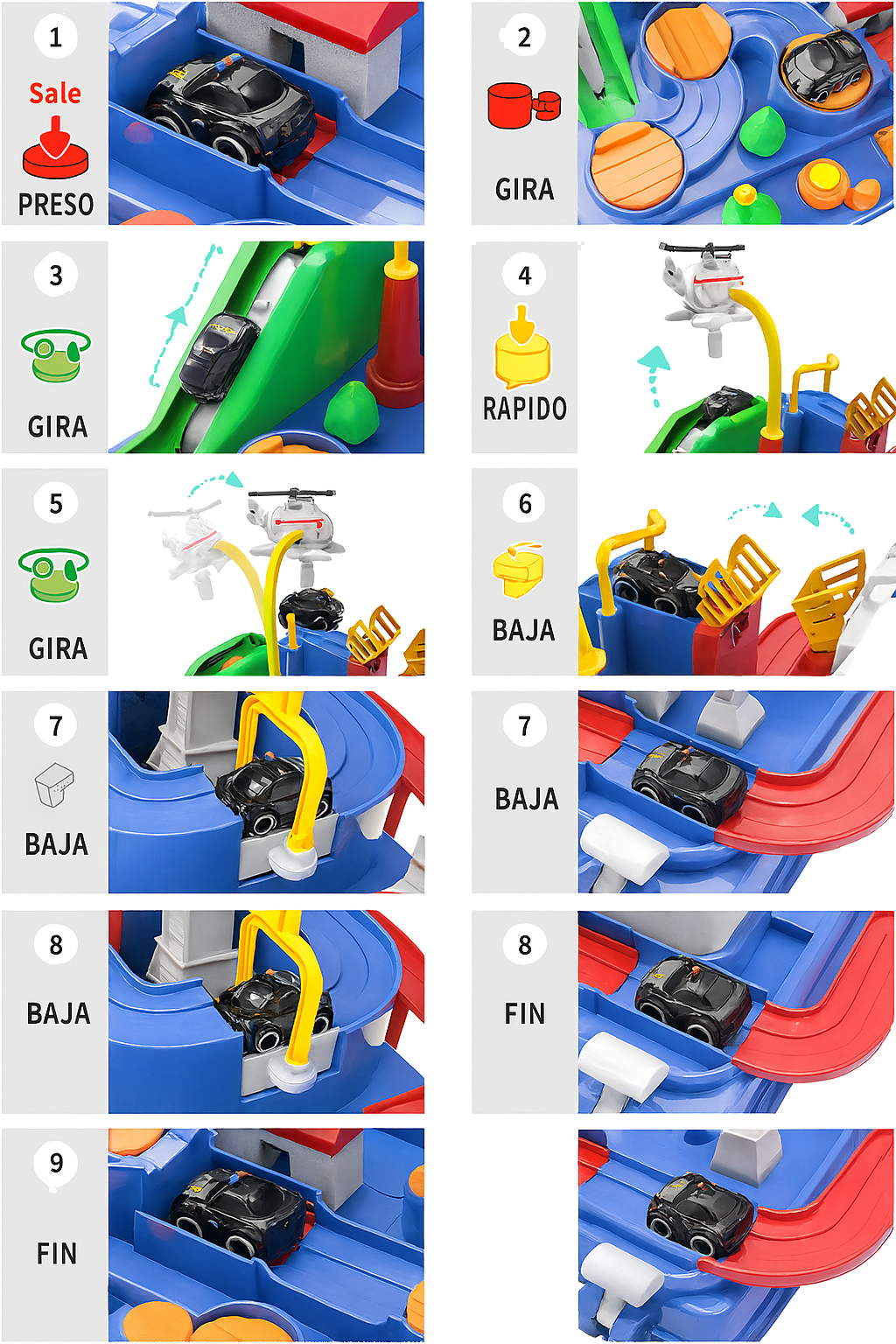 🎁Descuento de Verano🎁 City Adventure Rescue - Juguete educativo para niños pequeños