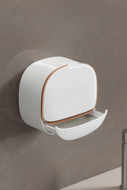 Jabonera de Pared con Drenaje Doble – Elegancia y Limpieza Sin Taladros