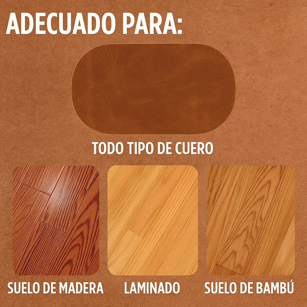 Crema reparadora de cuero con cepillo gratuito