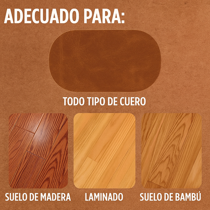 Crema reparadora de cuero con cepillo gratuito