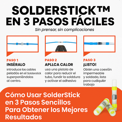 Solderstick™ Kit de conectores de cables para soldar resistentes al agua
