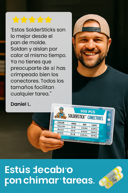 Solderstick™ Kit de conectores de cables para soldar resistentes al agua
