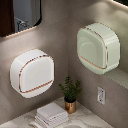 Jabonera de Pared con Drenaje Doble – Elegancia y Limpieza Sin Taladros