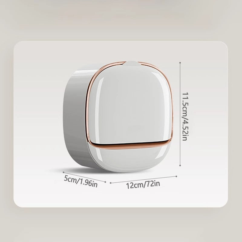 Jabonera de Pared con Drenaje Doble – Elegancia y Limpieza Sin Taladros