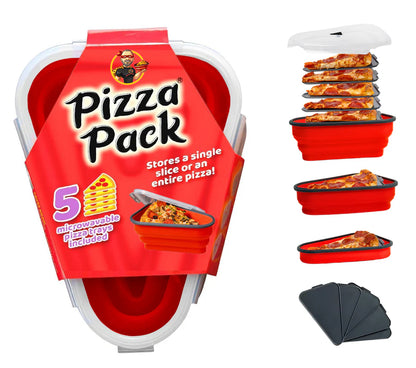 Pizza Pack® – El Contenedor Reutilizable que Ama tu Pizza (y tu refrigerador)