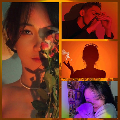 LÁMPARA PROYECTORA DE ATARDECERES CON 16 COLORES