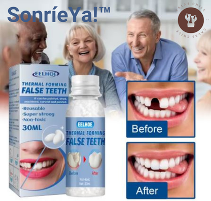 SonríeYa™ Dientes Postizos Temporales