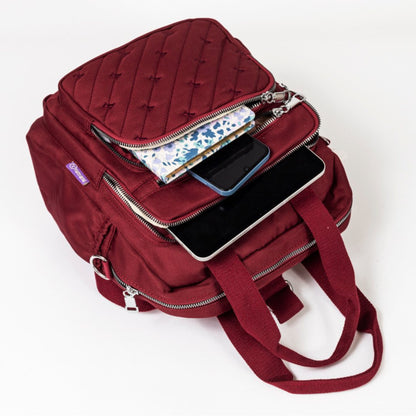 Mochila Atenas – Bandolera, USB, antirrobo