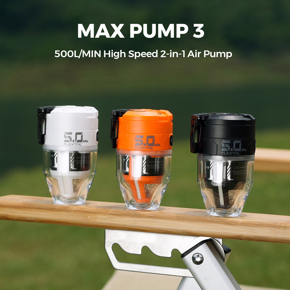 MAX PUMP 3 - Bomba de aire recargable 2 en 1 de alta velocidad